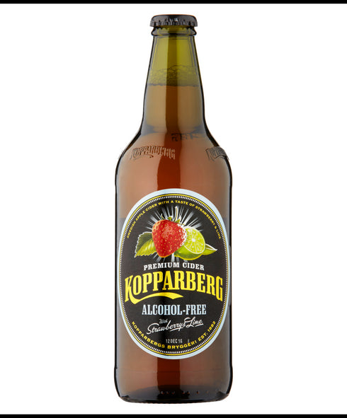 Kopparberg Strawberry & Lime Alcohol Free Premium Cider 8 x 500ml